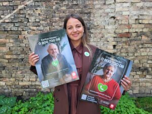 Erika Panova-Polikevičienė fejrer etårsdagen for projektet Caritas Listens