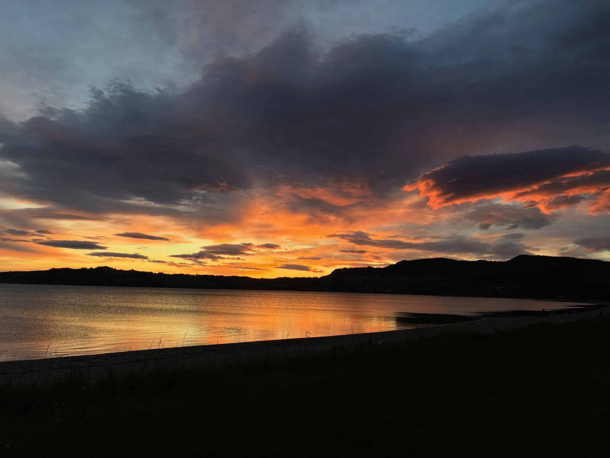 Himlen over St. Olafs pilgrimsvej.