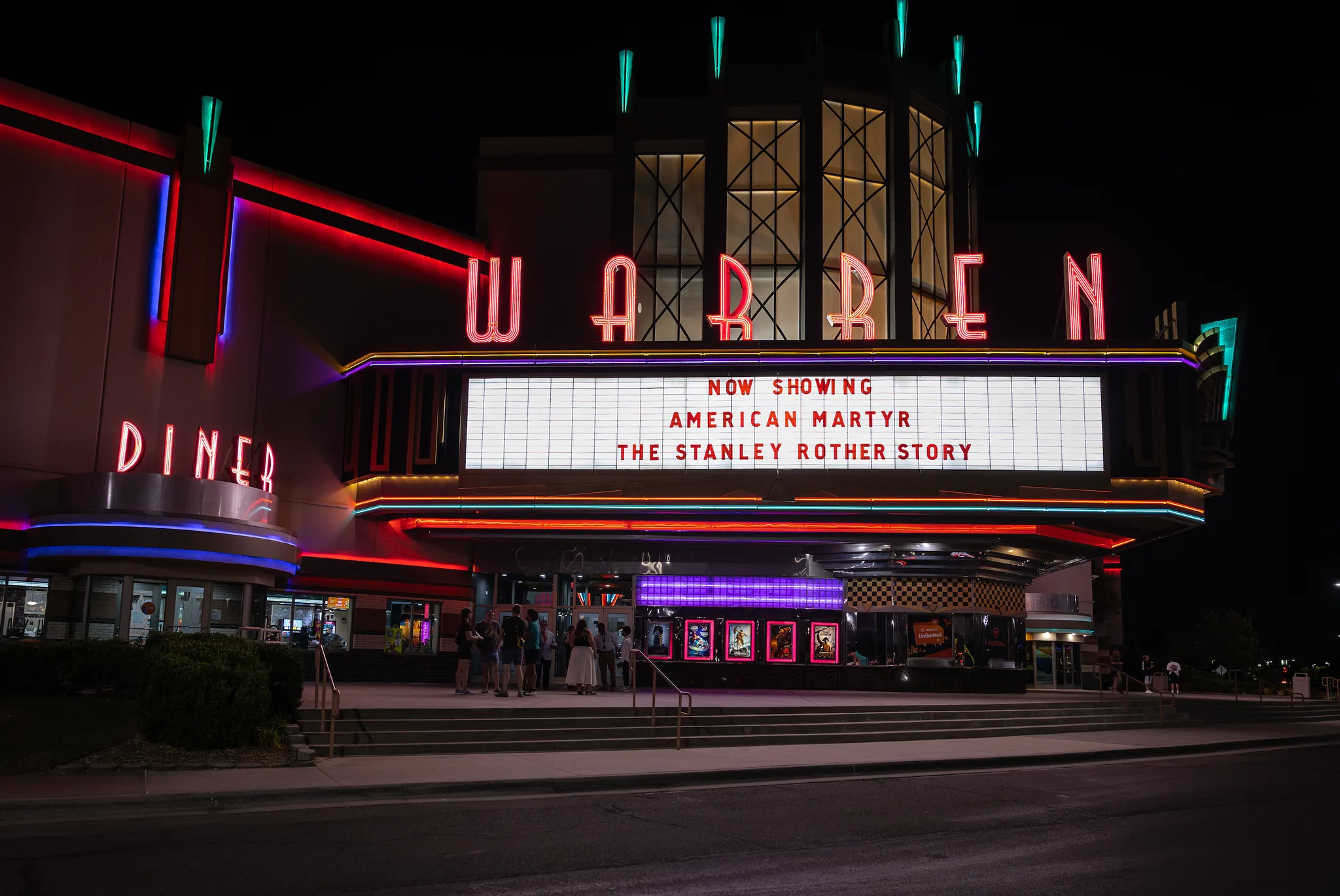 Warren Theater i Oklahoma City ved premieren på »American Martyr: The Stanley Rother Story« den 28. juli 2026.