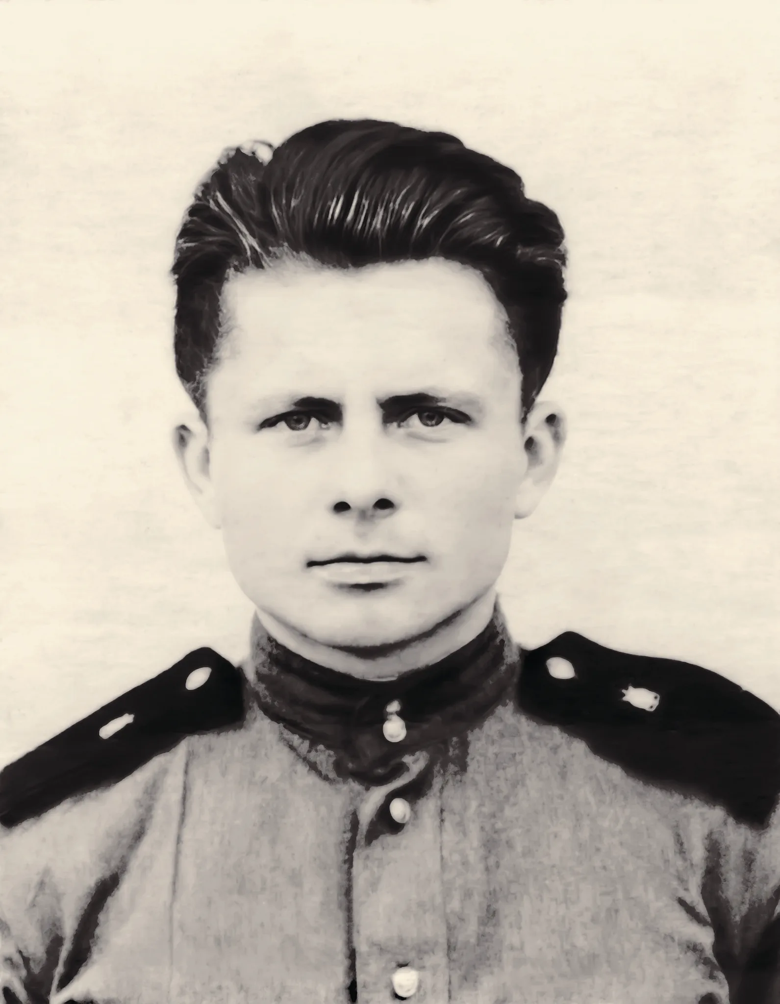 Sigitas Tamkevičius under sin militærtjeneste i den sovjetiske hær i 1959