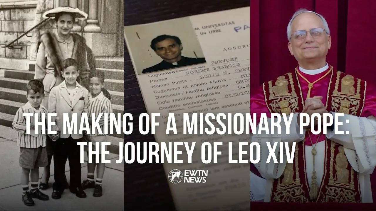 Pave Leo XIV i en ny dokumentar fra EWTN News In Depth.