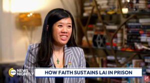 Claire Lai taler i EWTN News Nightly.