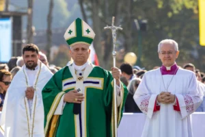 Pave Leo XIV fejrer messe i Lourdes