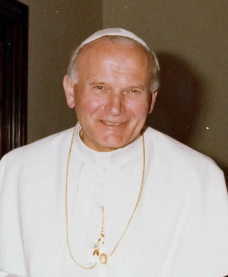 Et maleri af pave Johannes Paul II.