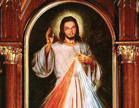 Den barmhjertige Jesus i Adolf Hyłas version, Kraków