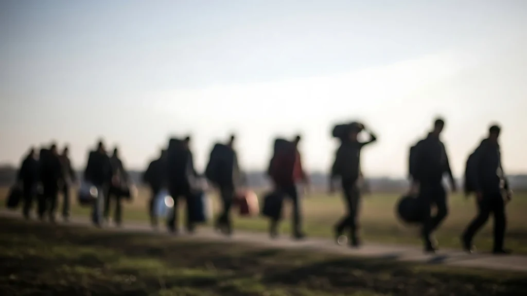 Illustrationsfoto om migration.
