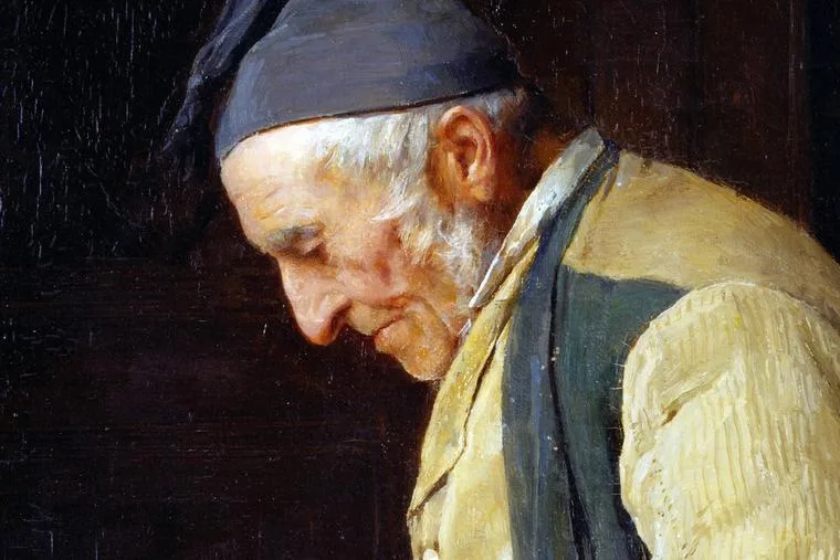 Albert Ankers maleri »The Village Tailor« fra 1894