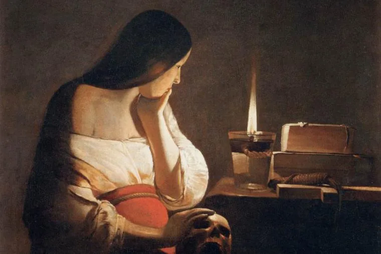 Georges de la Tours maleri »Magdalene with the Smoking Flame«.